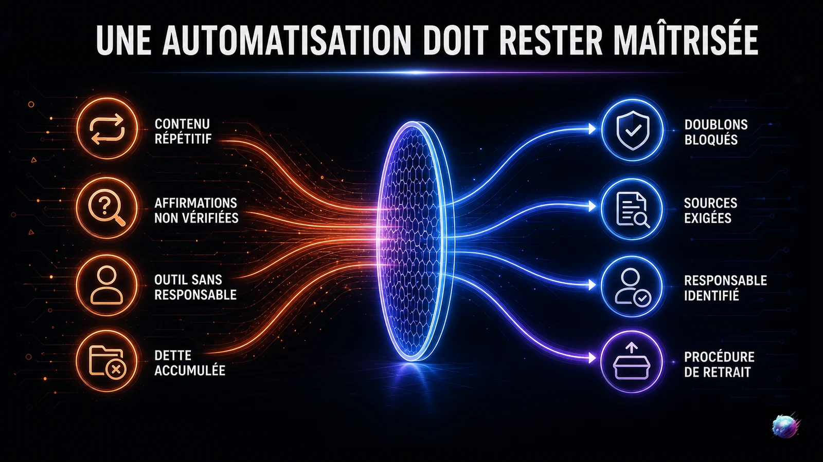 Risques d’automatisation associés à leurs garde-fous