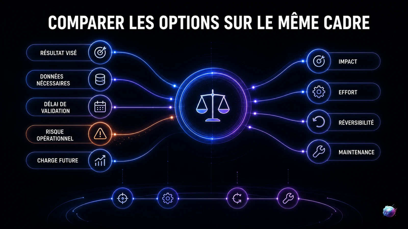 Infographie Digital Empire — Les arbitrages qui comptent pour garage automobile