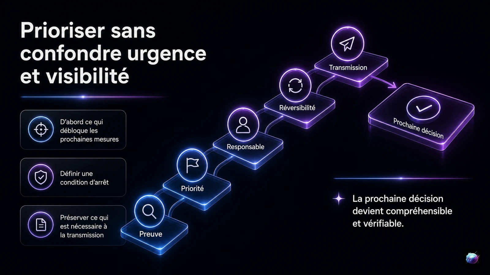 Escalier pour prioriser les actions d’une association sur son chatbot