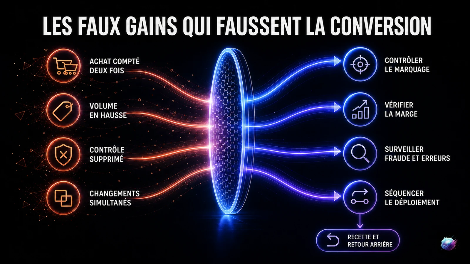 Risques de faux gains de conversion associés à leurs garde-fous