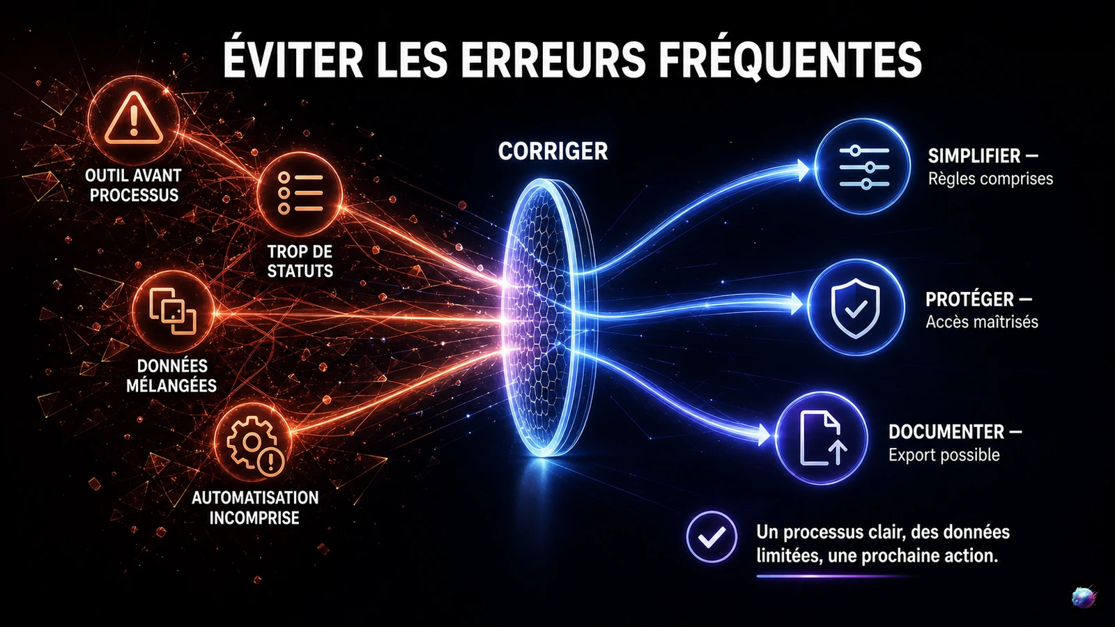 Quatre erreurs fréquentes de déploiement CRM et trois principes de correction